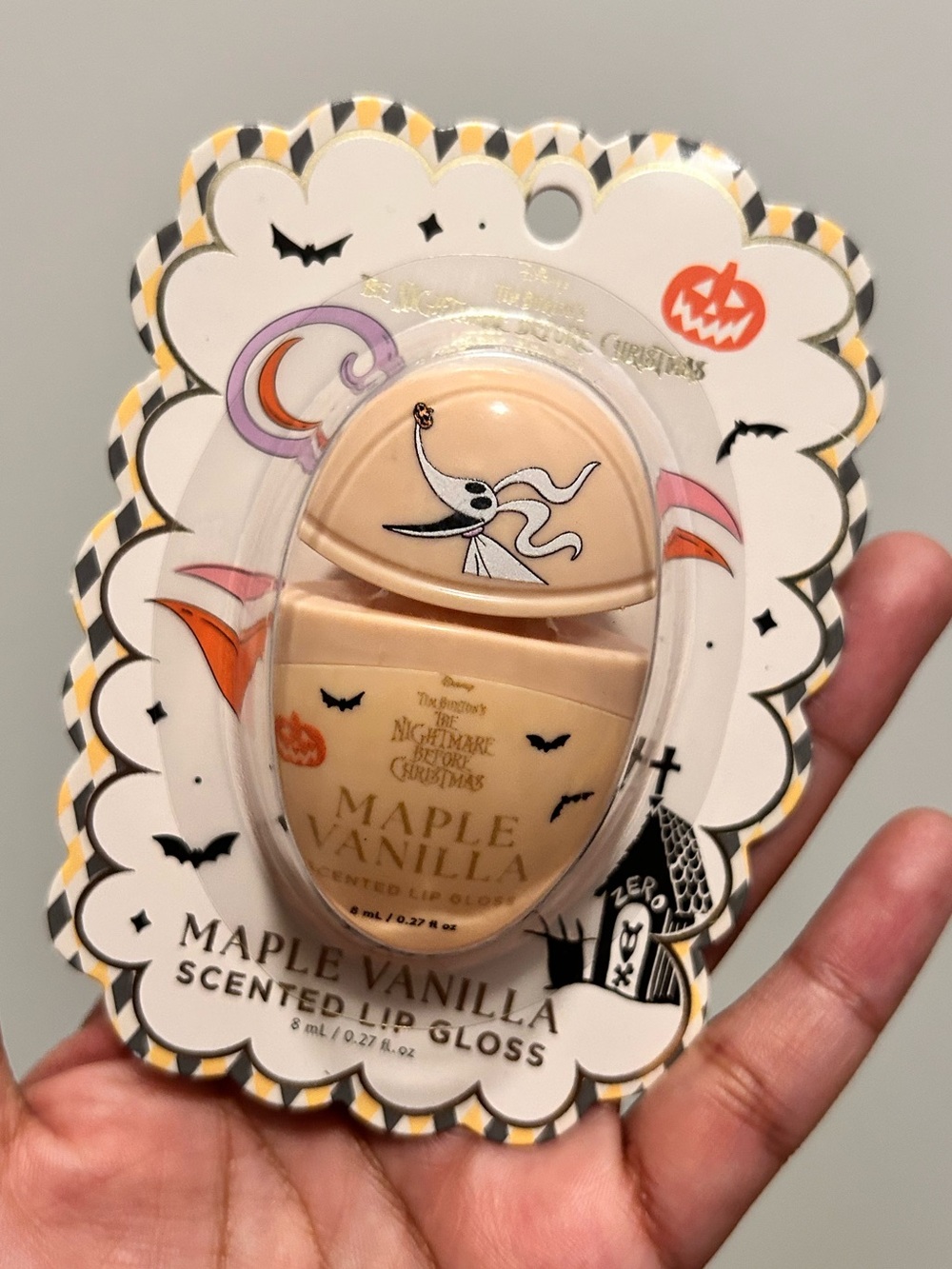Nightmare Before Christmas Maple Vanilla Scented Lip Gloss